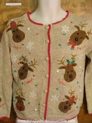 Santa's Reindeer Cute Christmas Sweater