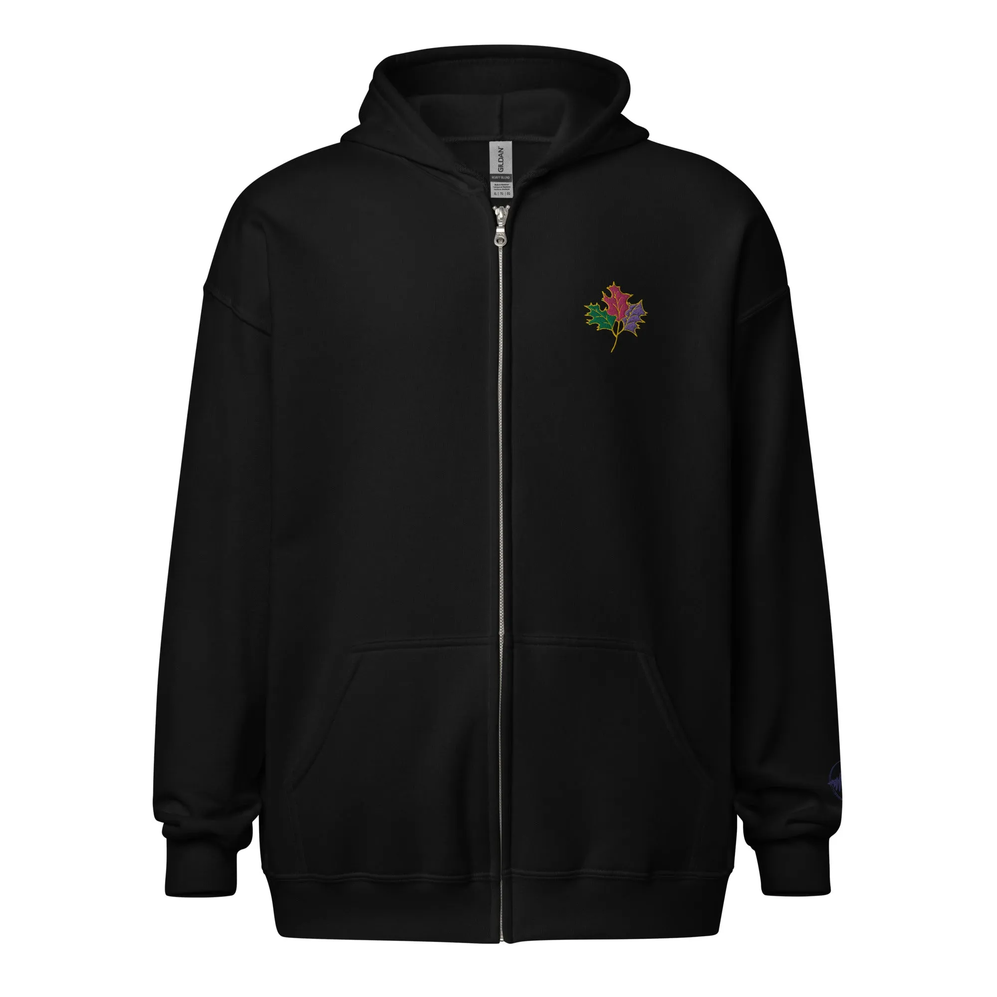 Seasons Change | Unisex Embroidered heavy blend zip hoodie