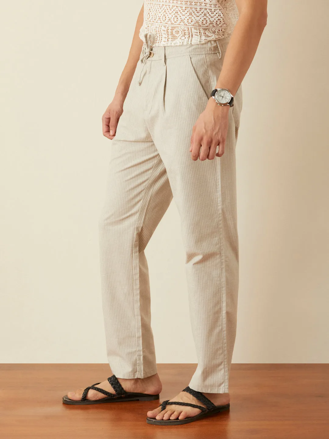 Steel Plain Loose Pants