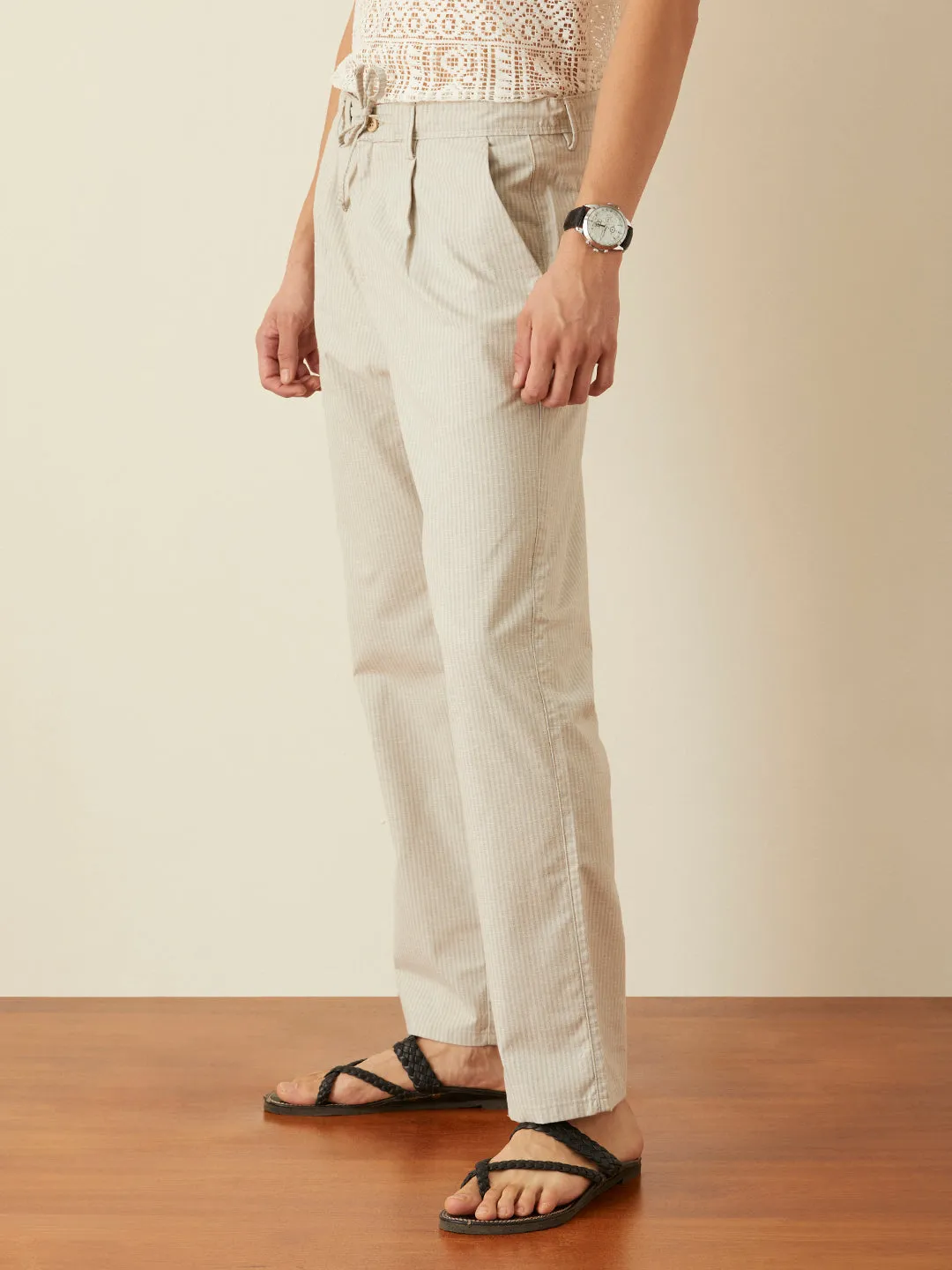 Steel Plain Loose Pants