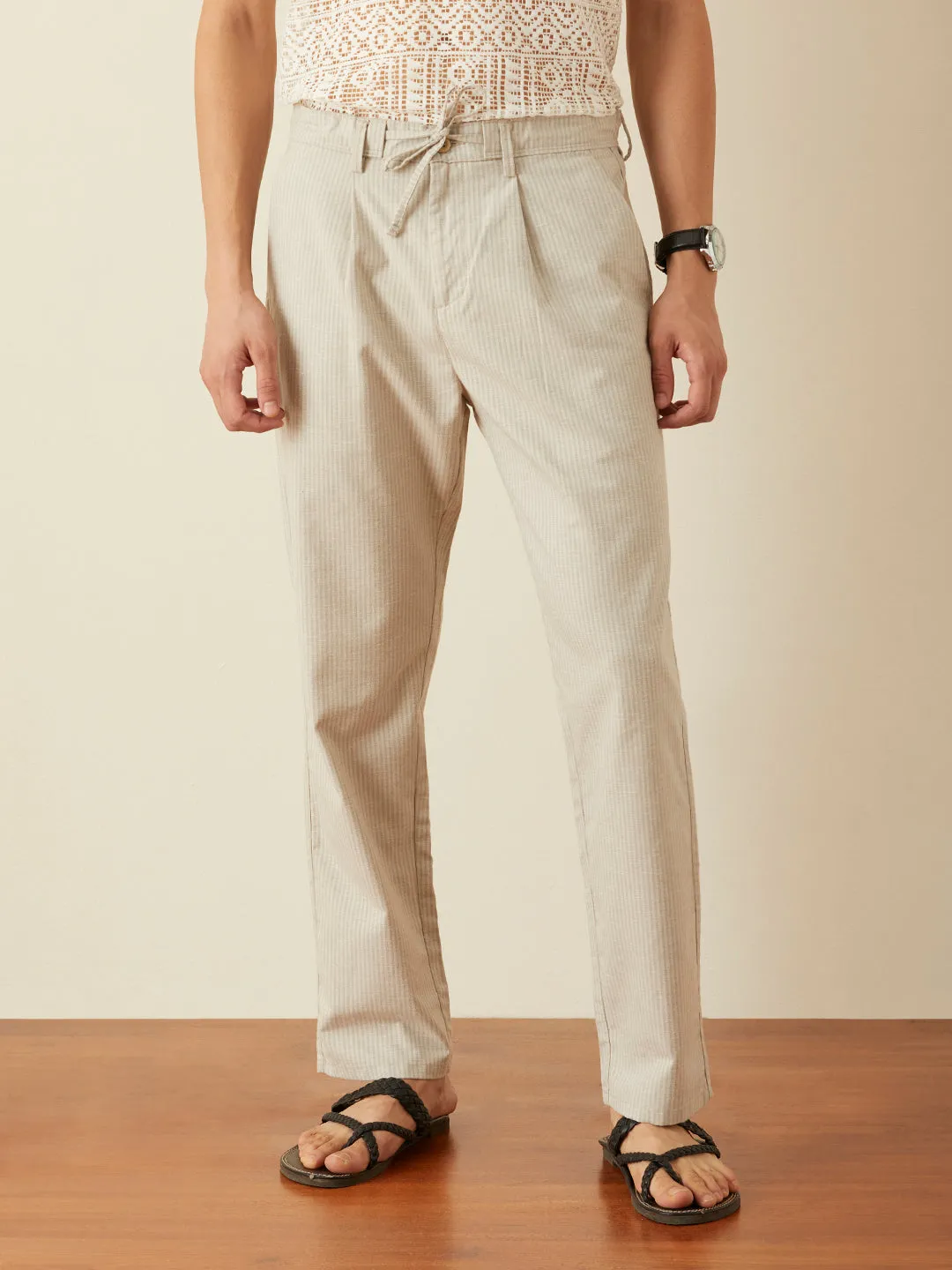 Steel Plain Loose Pants