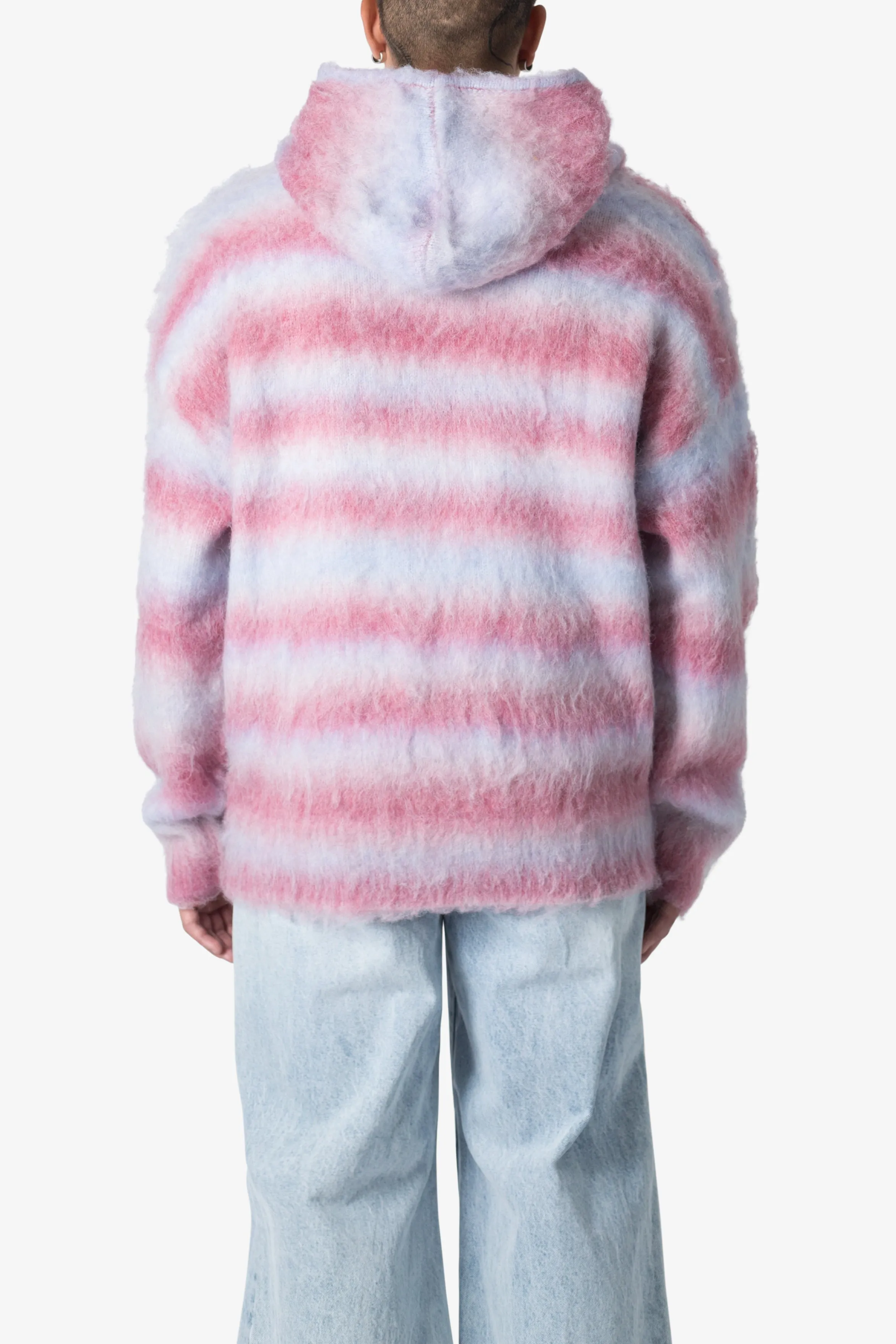 Striped Mohair Hoodie - Multi