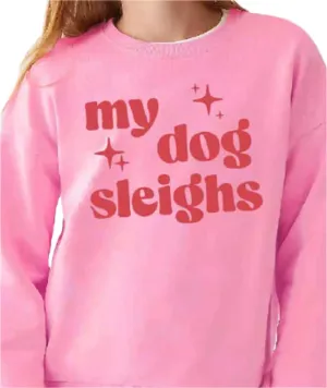 Sub_Urban Riot Girls My Dog Sleighs Classic Sweatshirt