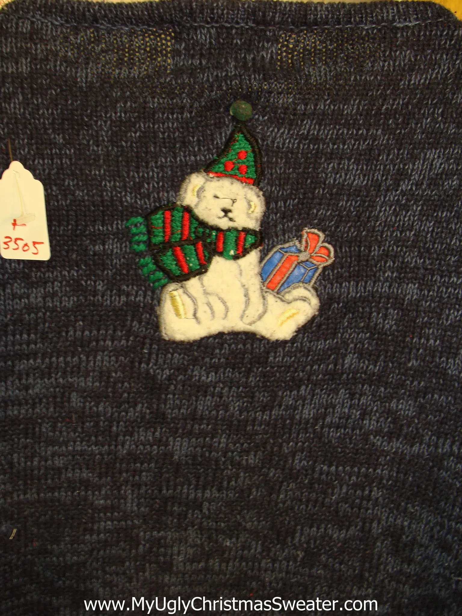 Teddy Bear Party Ugly Christmas Sweater Cardigan