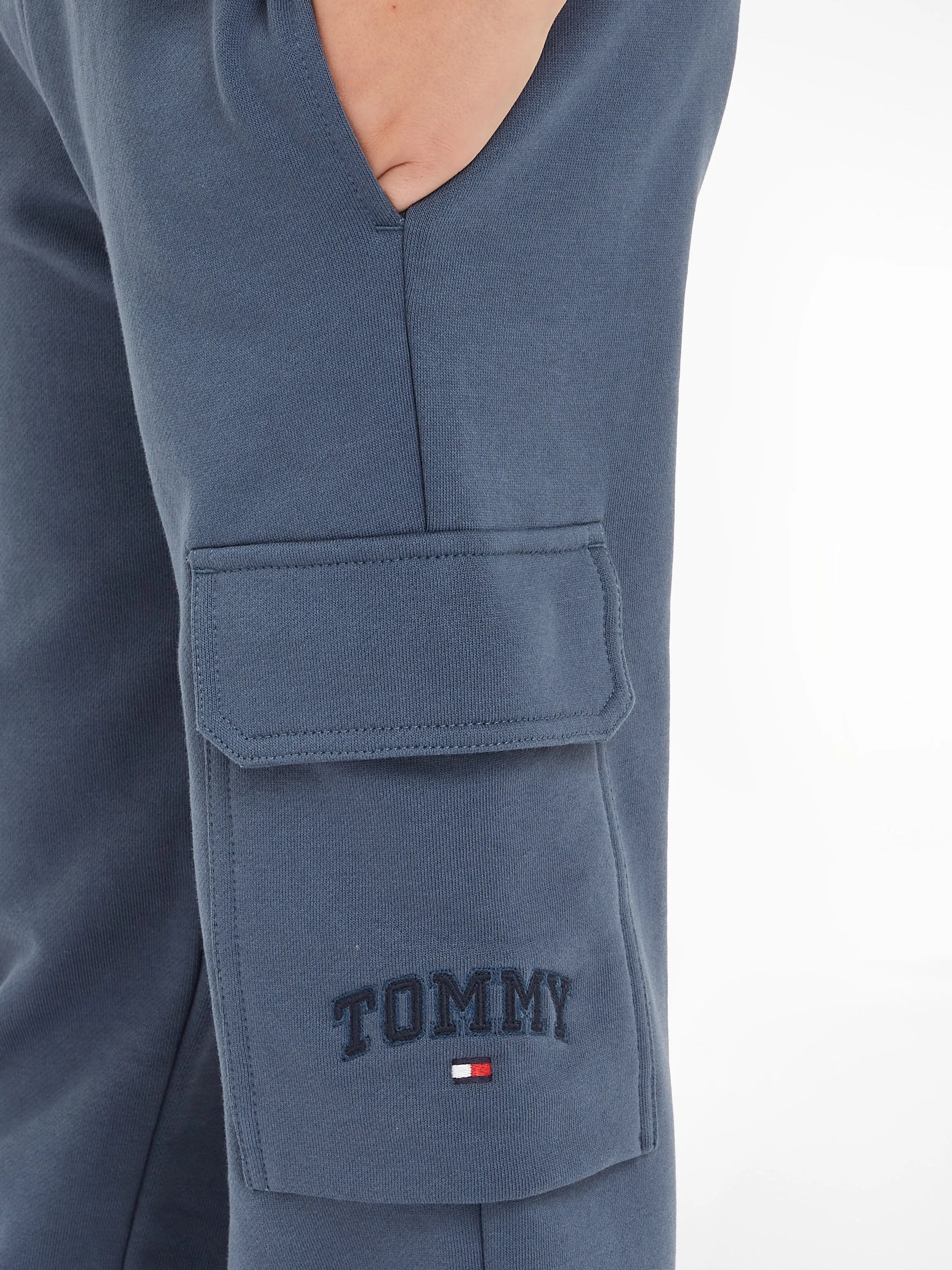 Tommy Hilfiger Boys Navy Varsity Cargo Joggers