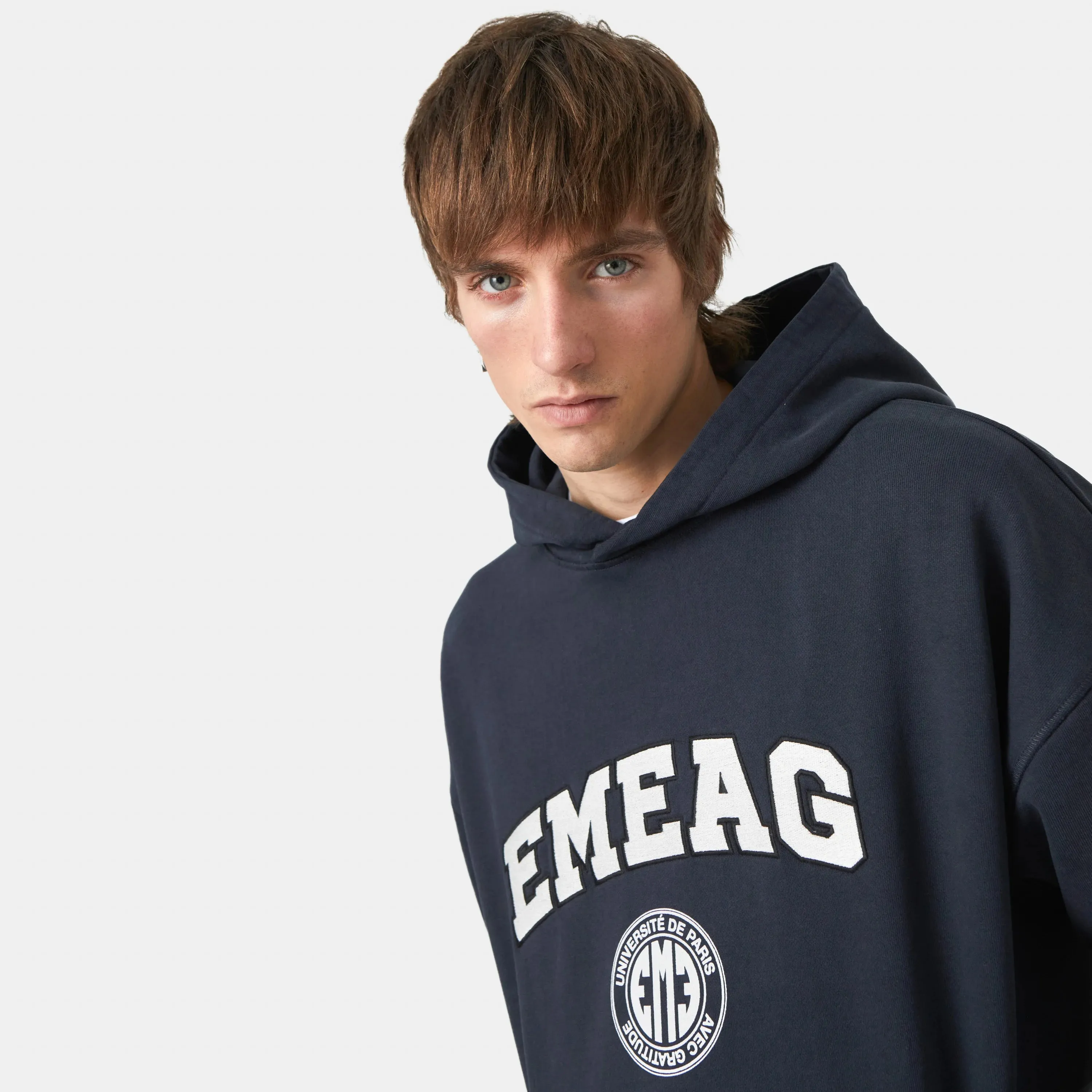 Universitè Navy Oversized Hoodie