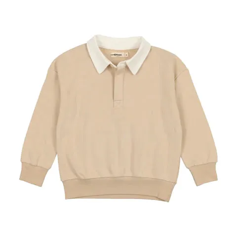 Urbani Cream Boys Sweatshirt Polo