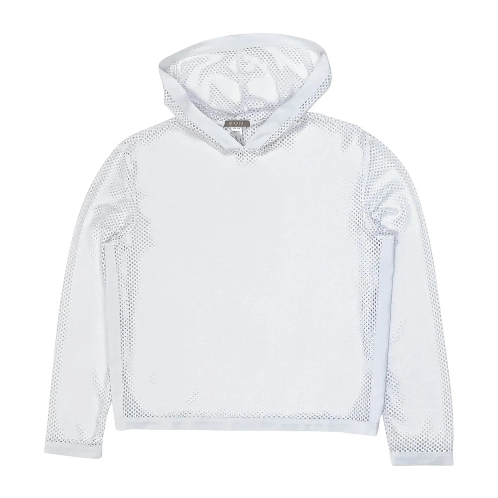 White Daring Net Hoodie